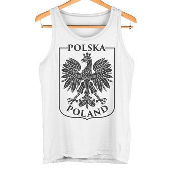 Polska Polish Eagleintage Distressed Polonia Escudo De Armas Camiseta sin mangas - Regaloses