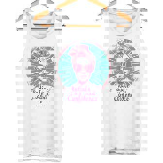 Radiate Love And Confidence Body Positive レトロ ポップアート タンクトップ - Kawaiitshirt