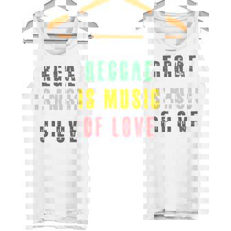 Reggae Is Music Of Love 長袖tシャツ タンクトップ - Kawaiitshirt