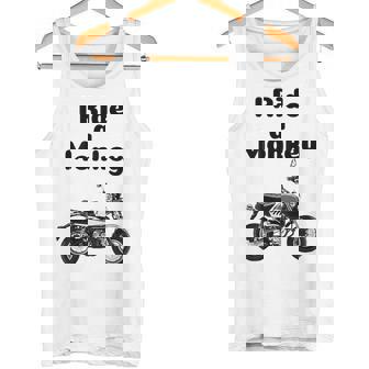 I Ride A Monkey オートバイ ミニバイクシャツ タンクトップ - Kawaiitshirt