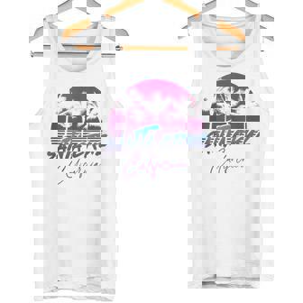 Santa Cruz Ca Retroaporwave 80S 90S Camiseta sin mangas - Regaloses