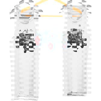 Schueller ヴィンテージ トラクター ドイツ レトロ タンクトップ - Kawaiitshirt