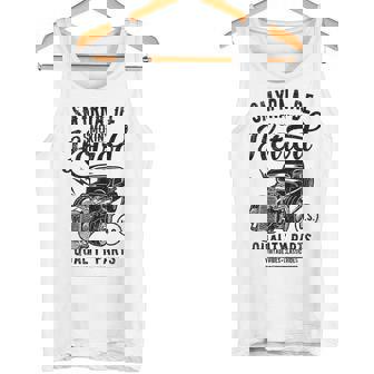 Smyrna Delaware Usa ホットロッド ビンテージスタイル カーデザイン タンクトップ - Kawaiitshirt