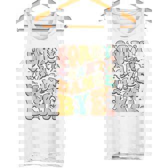 Sorry Can't Dance Bye シャツ キュート ダンス グルービー ヒッピーフラワー タンクトップ - Kawaiitshirt