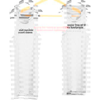 Sorry For Having Great Tits And Correct Opinions Y2k タンクトップ - Kawaiitshirt