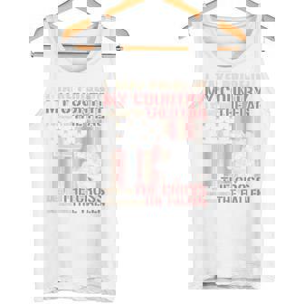 I Take Pride In My Country Itand For The Flag 裏面 タンクトップ - Kawaiitshirt