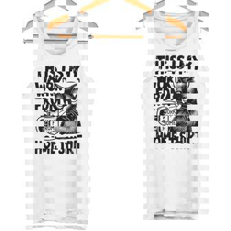 This Is My Work From Homearcastic Cat Remote Worker タンクトップ - Kawaiitshirt