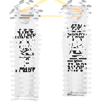 Tie Me Up In Knots & I'm Happy エアリアル ヨガ 体操選手 エアリスト タンクトップ - Kawaiitshirt