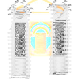 The Tower タロットカード パンケーキタワー 朝食愛好家 長袖tシャツ タンクトップ - Kawaiitshirt