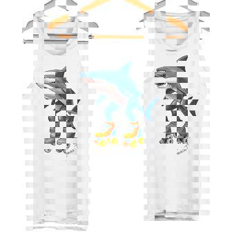 Tralalero Tralala ブレイン レッド ファニー サメ ミーム タンクトップ - Kawaiitshirt