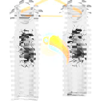 Tucán Animal Abstracto Gráfico Dibujo Arte Cara Tucán Camiseta sin mangas - Regaloses