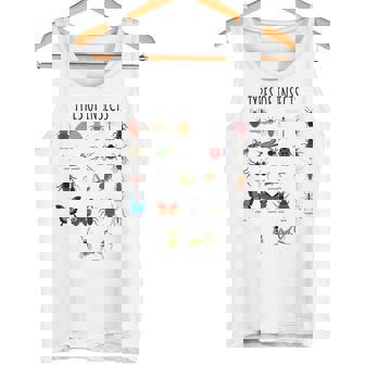 Types Of Insects Bug Identificationcience Tank Top - Seseable