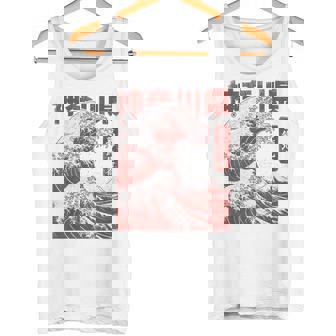 Vintage Ukiyo-E Japonés La Gran Ola De Kanagawa Hokusai Camiseta sin mangas - Regaloses