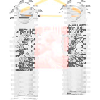 Vintage Ukiyo-E Japonés La Gran Ola De Kanagawa Hokusai Camiseta sin mangas - Regaloses