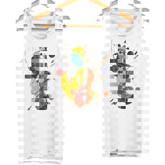 Violín Dibujo Arte Geométrico Abstracto Motivoiolín Camiseta sin mangas - Regaloses