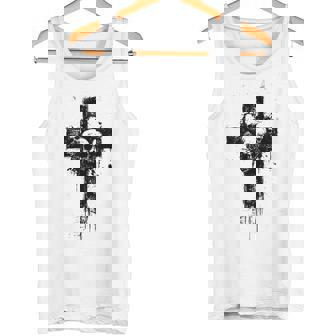 Witchyibes クロス ゴシック 美的 オカルトアート タンクトップ - Kawaiitshirt