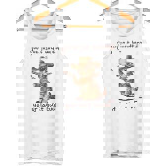 You 'Ve Just Buttered Your Last Biscuit Meow Cowboy Cat Meme 長袖tシャツ タンクトップ - Kawaiitshirt