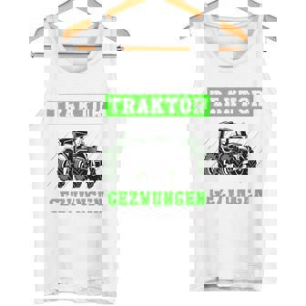 Zum Traktor Fahren Geboren Zurchule Gezwungen Tank Top - Seseable