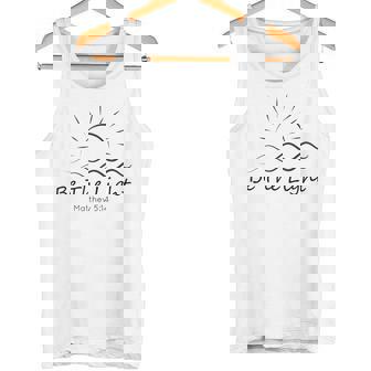 「光あれ」聖書マタイによる福音書第5章14節 タンクトップ - Kawaiitshirt