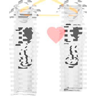 【バックプリント・背中側】アイラブ・温泉 マーク お風呂 銭湯 記号 お土産 旅行 ハート スタッフ 面白い タンクトップ - Kawaiitshirt