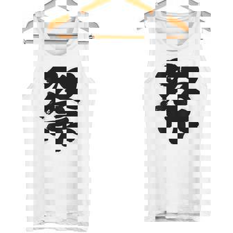 【バックプリント・背中側】祭 まつり（筆文字）お祭り 衣装 体育祭 文化祭 イベント 面白い デザイン タンクトップ - Kawaiitshirt