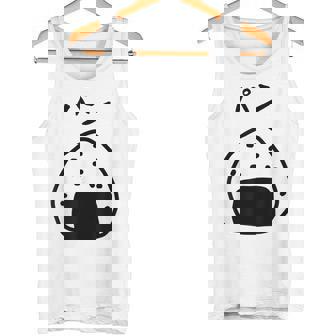 【パン】おにぎり、ご飯、白米、面白い、かわいい、受けターゲット、笑う、面白い タンクトップ - Kawaiitshirt