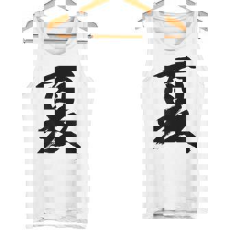 【夏】一文字 漢字 日本語 毛筆 書道 筆文字 言葉 和柄 日本 かっこいい お土産 海外 おもしろ 面白い 文字入り タンクトップ - Kawaiitshirt