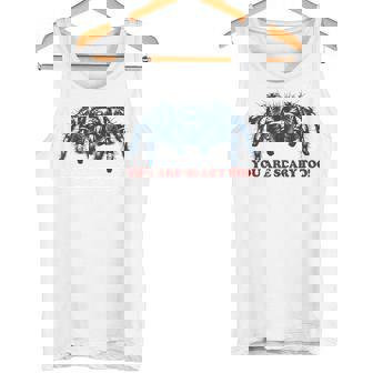 あなたも怖いよ！ タランチュラの飼い主 面白いタランチュラ タンクトップ - Kawaiitshirt