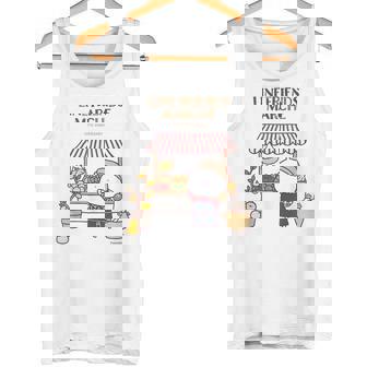 うさまる ベジまるシェ ロゴ付 タンクトップ - Kawaiitshirt