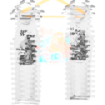 おかしなカピバラがドラムを奏でる タンクトップ - Kawaiitshirt