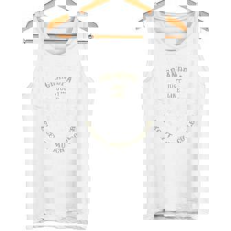 バックプリント おじいちゃんみたいだけどかっこいいバイカーのおじいちゃん タンクトップ - Kawaiitshirt