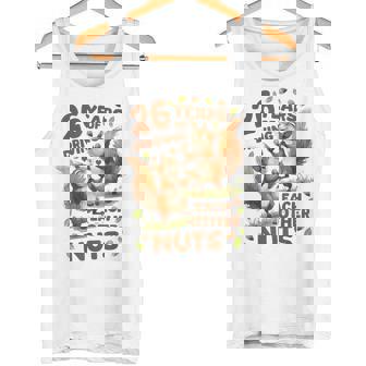 お互いの運転26年 ナッツ26周年 結婚26周年 タンクトップ - Kawaiitshirt
