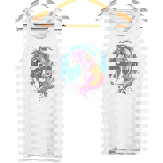 お揃いのママと娘 ユニコーン ナイトシャツ 母の日 長袖tシャツ タンクトップ - Kawaiitshirt