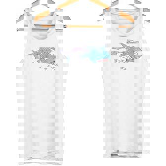 かわいい カワイイ エステ ブルー ジンベラ サメ 海 ギフト タンクトップ - Kawaiitshirt