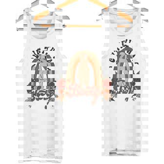 かわいいお尻 面白い ハロウィン ゴースト レトロ ヴィンテージ スタイル タンクトップ - Kawaiitshirt