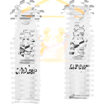 かわいいけど危険な面白いハムスター空手 タンクトップ - Kawaiitshirt