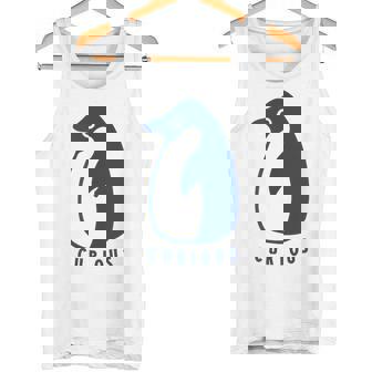 かわいいアデリーペンギン、学習者や探検家のためのミニマルアート。 タンクトップ - Kawaiitshirt