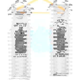 かわいいグレーカバ タンクトップ - Kawaiitshirt