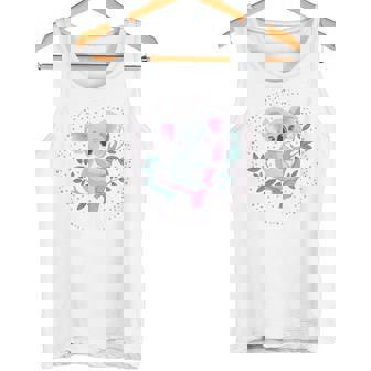 かわいいコアラガール おもしろコアラ 長袖tシャツ タンクトップ - Kawaiitshirt