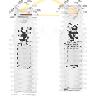 かわいいフレンチブルドッグポケット：いじめっ子の飼い犬とフレンチブルドッグの恋人 タンクトップ - Kawaiitshirt