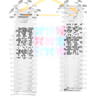 かわいい愛国的なボウスターデザイン7月4日シャツusaプライド タンクトップ - Kawaiitshirt