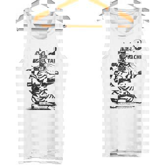 かわいい猫 太極拳 武道 陰陽 タンクトップ - Kawaiitshirt