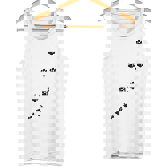 かわいい面白い猫の足跡 タンクトップ - Kawaiitshirt