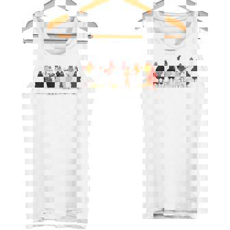 かわいい鶏 洋画 恋 春 パステル タンクトップ - Kawaiitshirt