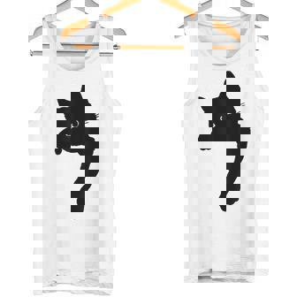かわいい黒猫tシャツ ユニセックス タンクトップ - Kawaiitshirt