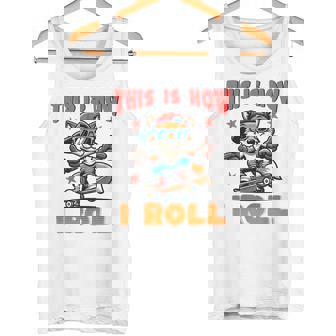 これが私がクールなフォックススケートをスケートボードで転がす方法です タンクトップ - Kawaiitshirt