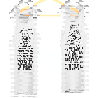 ごめんなさい、チャウチャウには家に私が必要です、チャウチャウのお父さん タンクトップ - Kawaiitshirt