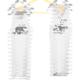 だらーんとくつろいでいる黒柴 柴犬のドット絵 長袖tシャツ タンクトップ - Kawaiitshirt