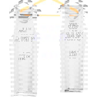 なんでいつも私なの タンクトップ - Kawaiitshirt