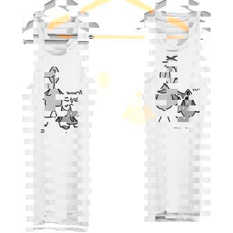 みんな大好きハシビロコウ 動かない鳥 はしび郎クラブtシャツ ハシビ郎とフクロウ Zoo ハシビロコウ フクロウ 鳥 タンクトップ - Kawaiitshirt